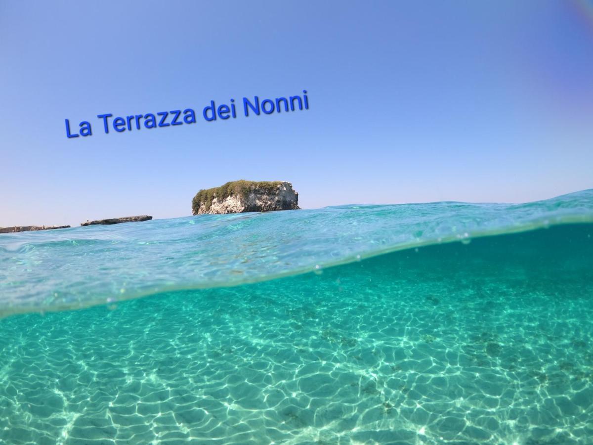 La Terrazza Dei Nonni Apartman Torre Specchia Ruggeri Kültér fotó