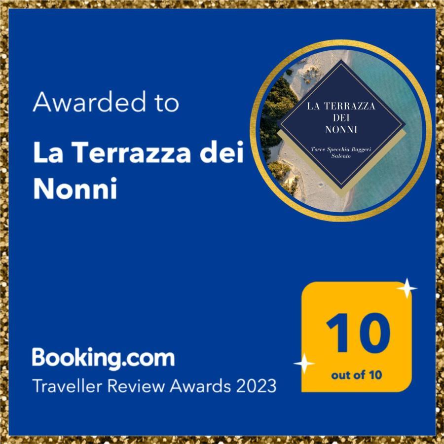 La Terrazza Dei Nonni Apartman Torre Specchia Ruggeri Kültér fotó