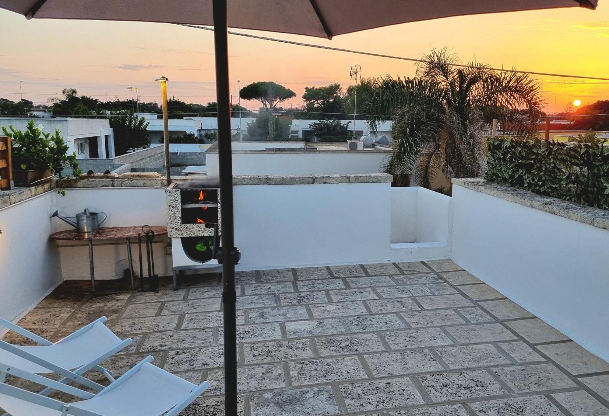 La Terrazza Dei Nonni Apartman Torre Specchia Ruggeri Kültér fotó